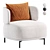 Modern Akiko Lounge Armchair, 2017 3D model small image 1