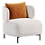 Modern Akiko Lounge Armchair, 2017 3D model small image 2
