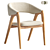 Chic Dining Chair Model - 3Ds Max 2017 3D model small image 1