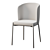 Elegant Amour Chair: Perfect Dimensions 3D model small image 3