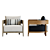  3D Balmain Lounge Chair Model 3D model small image 3