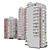 Versatile Residential Complex with 4 Sections 3D model small image 3