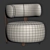 Seamless Textured 3D Furniture Model 3D model small image 3