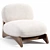 Contemporary MIKO Lounge Chair Art 3D model small image 4