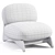 Contemporary MIKO Lounge Chair Art 3D model small image 6