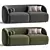 Viendo Bucle Gray Sofa: 3Ds Max FBX & MAT 3D model small image 1