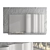Modern Biofireplace Wall Set 3D model small image 1