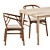  Elegant Valerie Chair and Neva Table 3D model small image 2