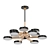 White Metal Pendant Chandelier TURNATO-from ImperiumLoft 3D model small image 1