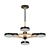 White Metal Pendant Chandelier TURNATO-from ImperiumLoft 3D model small image 2
