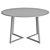 Elegant Black Marble Dining Table 3D model small image 5