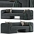  Westelm Joplin Sofa Unwrapped 3D model small image 1