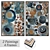 Modern Art Frame Collection Set 3D model small image 1