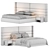 Modern Luxury Bed 2015 3D model small image 7