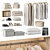 Organized Zara Home Wardrobe Storage 3D model small image 8