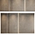 Modern Gypsum Wall Panel Set 3D model small image 1