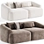 Modular Sofia 02 Corner Sofa 3D model small image 5