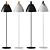 Modern Minimalist Strap Floor Lamp 3D model small image 2