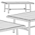 Elegant Ukiyo Low Table by Tribu 3D model small image 4