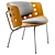 Elegant Barbara Chair for Restaurants 3D model small image 1