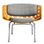 Elegant Barbara Chair for Restaurants 3D model small image 2