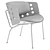Elegant Barbara Chair for Restaurants 3D model small image 5