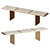 Classic VELASCA Bench 3D model small image 1