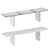Classic VELASCA Bench 3D model small image 3