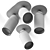 Adjustable Aluminum Ceiling Spotlight 3D model small image 4