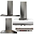 Bosch Stainless Hood Collection 3D model small image 1