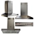 Bosch Stainless Hood Collection 3D model small image 3