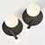 Modern ELVIN Lamp Set 3D model small image 3