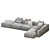 Bonaldo Peanut B Sofa: Creative Relaxation 3D model small image 1