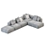 Bonaldo Peanut B Sofa: Creative Relaxation 3D model small image 2