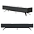 Modern Tray TV Console Stand 3D model small image 1