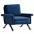 Modern Armchair by Cassina 3D model small image 1