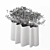 Luxury Indoor Plant Bouquet Decor 3D model small image 4