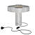 Modern Marble Desk Lamp 3D model small image 4