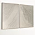 Plaster Duo Frame Set 589 3D model small image 2