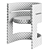 Silver Plate & Leather Chair 3D model small image 6