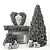 Luxury Christmas Tree Set 3dsmax 3D model small image 5