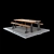 Corona Legacy Waterfall Table 3D model small image 1