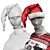  Festive Mannequins in Pajamas 3D model small image 5