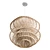 Modern Shiitake Pendant Light - Natural 3D model small image 4