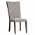 Riverdale Brown Side Chair Set 3D model small image 1