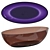 Abber Amethyst Resin Bathtub 3D model small image 1