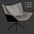 Luxury Gustav Armchair by Vandenberg 3D model small image 5