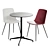 Modern Chair & Table Set 3D model small image 1