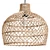 Natural Maze Pendant Light | UV Unwrapped 3D model small image 1