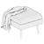  La Redoute Pouf Ottoman 3D model small image 3